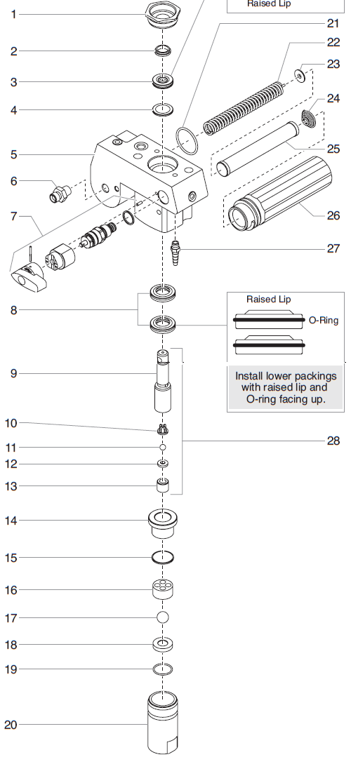 EPX2255 Advantage Fluid Section Assembly